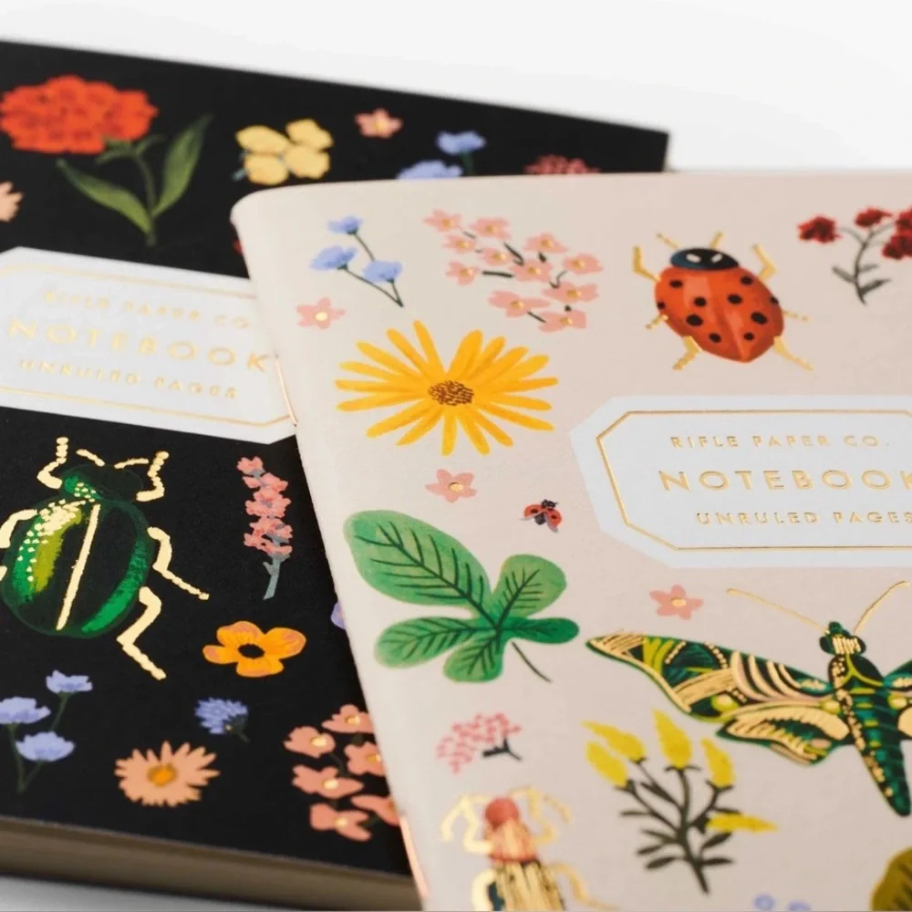 New! Rifle Paper Co. Pocket Notebooks & Pen - Picture 4 of 9
